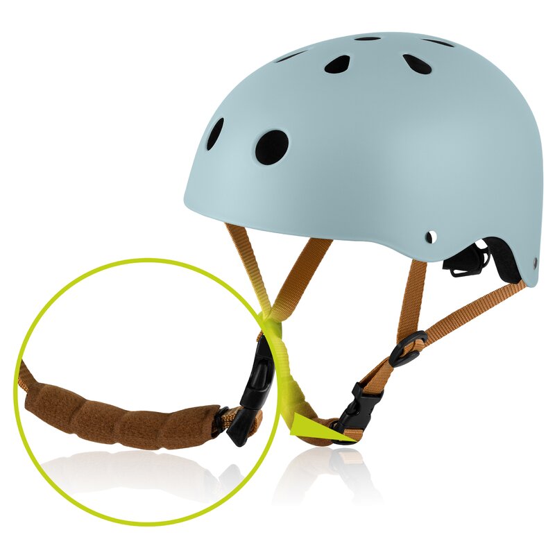 Casca pentru copii, Lionelo, Reglabila 50-56 cm, Din ABS si EPS, Conform cu standardul EN1078, Albastru - gogobaby.ro