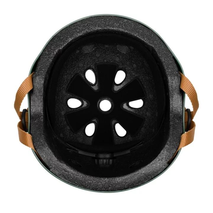 Casca pentru copii, Lionelo, Reglabila 50-56 cm, Din ABS si EPS, Conform cu standardul EN1078, Green Sage