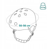 Casca pentru copii, Lionelo, Reglabila 50-56 cm, Din ABS si EPS, Conform cu standardul EN1078, Green Sage