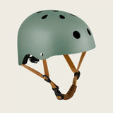 Casca pentru copii, Lionelo, Reglabila 50-56 cm, Din ABS si EPS, Conform cu standardul EN1078, Green Sage