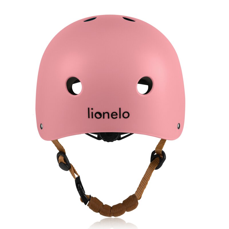 Casca pentru copii, Lionelo, Reglabila 50-56 cm, Din ABS si EPS, Conform cu standardul EN1078, Roz - gogobaby.ro