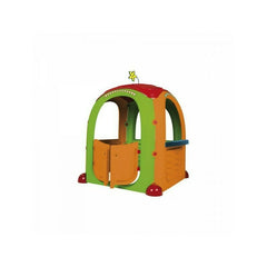 Casuta copii, Paradiso Toys, De joaca Cocoon Playhouse din plastic cu 3 autocolante supermarket bucatarie si atelier