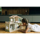 Casuta de papusi, Free2Play, Din lemn, Cu 13 piese de mobilier, Cu acces facil, 52 x 19,5 x 40 cm, 36 luni+, Multicolor