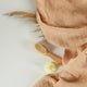 ONINO - Muselina multifunctionala din bumbac 100% organic, HUG.me, Oatmeal Beige, x1 bucata, 120 x 120 cm, certificata GOTS
