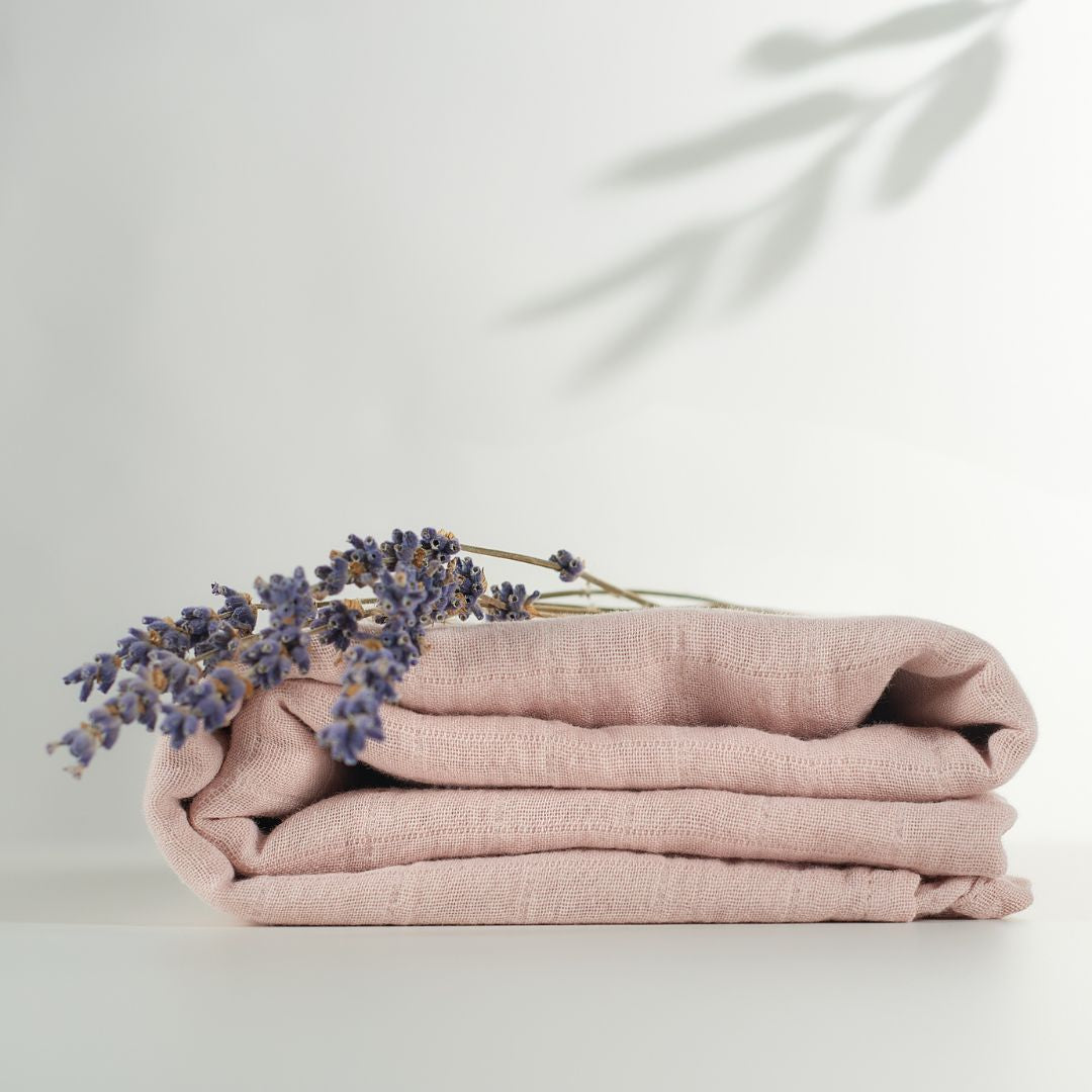 ONINO - Muselina multifunctionala din bumbac 100% organic, HUG.me, Warm Peach, x1 bucata, 120 x 120 cm, certificata GOTS - gogobaby.ro