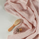 ONINO - Muselina multifunctionala din bumbac 100% organic, HUG.me, Warm Peach, x1 bucata, 120 x 120 cm, certificata GOTS