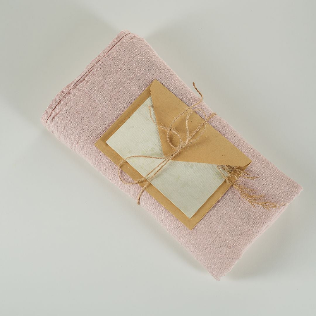 ONINO - Muselina multifunctionala din bumbac 100% organic, HUG.me, Warm Peach, x1 bucata, 120 x 120 cm, certificata GOTS - gogobaby.ro