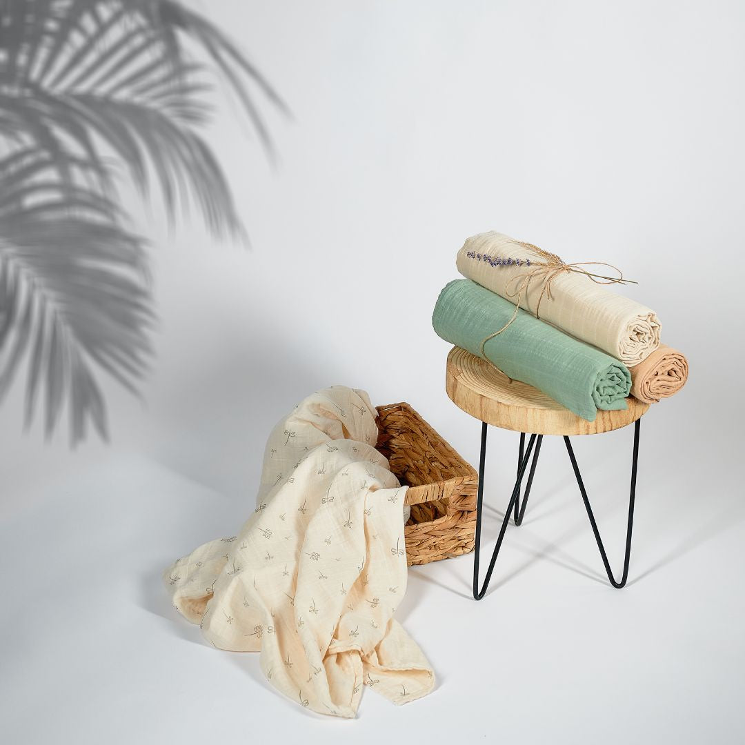 ONINO - Muselina multifunctionala din bumbac 100% organic, SNUGGLE.me, Pure Life, x1 bucata, 120 x 120 cm, certificata GOTS - gogobaby.ro