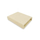 Cearceaf cu elastic, MimiNu, Jerse, Pentru pat 160x80 cm, Material certificat Oeko Tex Standard 100, Nugat