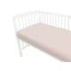 Cearceaf cu elastic, MimiNu, Jerse, Pentru patut 120X60 cm, Material certificat Oeko Tex Standard 100, Powder Pink