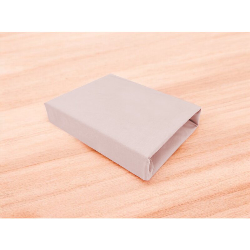 Cearceaf cu elastic, MimiNu, Jerse, Pentru patut 140X70 cm, Material certificat Oeko Tex Standard 100, Powder Pink