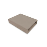 Cearceaf cu elastic, MimiNu, Pentru landou, carucior si cosulet, Dimensiune 80x35 cm, Din bumbac certificat Oeko Tex Standard 100, Colectia Royal, Mocha