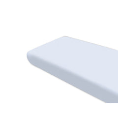 Cearceaf cu elastic, MimiNu, Pentru pat 160x80 cm, Din bumbac certificat Oeko Tex Standard 100, Colectia Royal, Blue