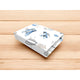 Cearceaf cu elastic, MimiNu, Pentru patut 120X60 cm, Din bumbac certificat Oeko Tex Standard 100, Blue Plane