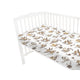 Cearceaf cu elastic, MimiNu, Pentru patut 120X60 cm, Din bumbac certificat Oeko Tex Standard 100, Savanna
