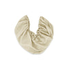 Cearceaf cu elastic, MimiNu, Pentru patut 120X60 cm, Din muselina bumbac certificat Oeko Tex Standard 100, Warm beige