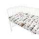 Cearceaf cu elastic, MimiNu, Pentru patut 140X70 cm, Din bumbac certificat Oeko Tex Standard 100, Design, Cars Grey