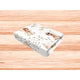 Cearceaf cu elastic, MimiNu, Pentru patut 140X70 cm, Din bumbac certificat Oeko Tex Standard 100, Fairy