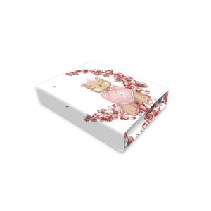 Cearceaf cu elastic, MimiNu, Pentru patut co-sleeper, Aurora, Dimensiune 76 x 43 cm, Din bumbac certificat Oeko Tex Standard 100, Design, Betty