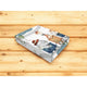 Cearceaf cu elastic, MimiNu, Pentru patut co-sleeper, Leonie, Dimensiune 83 x 50 cm, Din bumbac certificat Oeko Tex Standard 100, Design, Zoo in train