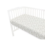 Cearceaf cu elastic, MimiNu, Premium, Pentru patut 120X60 cm, Din bumbac certificat Oeko Tex Standard 100, Meadow