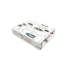 Cearceaf cu elastic, Qmini, Pentru patut 120X60 cm, Din bumbac certificat Oeko Tex Standard 100, Hedgehog