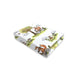 Cearceaf cu elastic, Qmini, Pentru patut 120X60 cm, Din bumbac certificat Oeko Tex Stard 100, Fox on bikes Natural