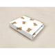 Cearceaf cu elastic, Qmini, Pentru patut co-sleeper, Leonie, Dimensiune 83 x 50 cm, Din bumbac certificat Oeko Tex Standard 100, Teddy Toys