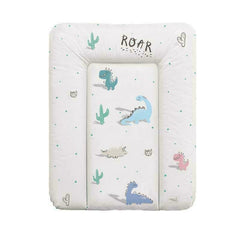 Saltea de infasat, Ceba Baby moale cu dinozauri, Fara ftalati, 70 x 50 cm, Multicolor
