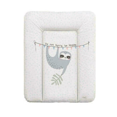 Saltea de infasat, Ceba Baby moale lenesul Candy Andy, Fara ftalati, 70 x 50 cm, Alb/Gri