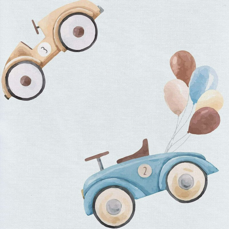 Saltea de infasat, Ceba Baby moale Retro Cars, Fara ftalati, 70 x 50 cm, Alb/Bej - gogobaby.ro
