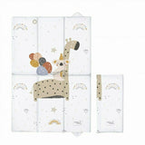 Saltea de infasat, Ceba Baby, Pliabila, 60 x 40 cm, Giraffe