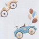 Saltea de infasat, Ceba Baby, Pliabila, 60 x 40 cm, Retro Cars