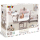Centru de ingrijire pentru papusi Smoby Baby Nurse Doll`s Play Center maro cu 23 accesorii