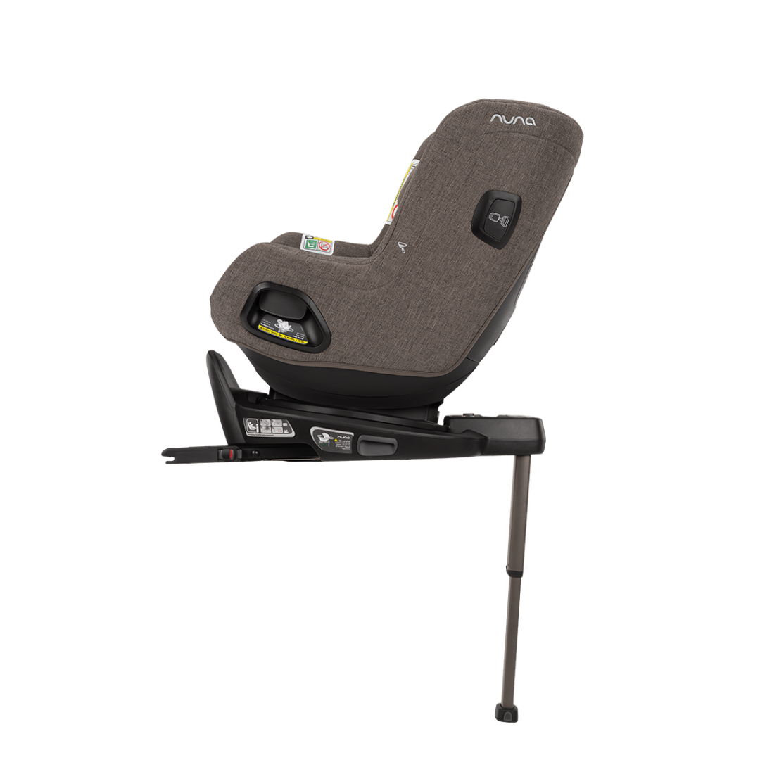 Nuna - Set Scaun auto rotativ i-Size TODL next Chestnut, 40-105 cm + Baza isofix BASE next i-Size pentru TODL next, testat ADAC - gogobaby.ro