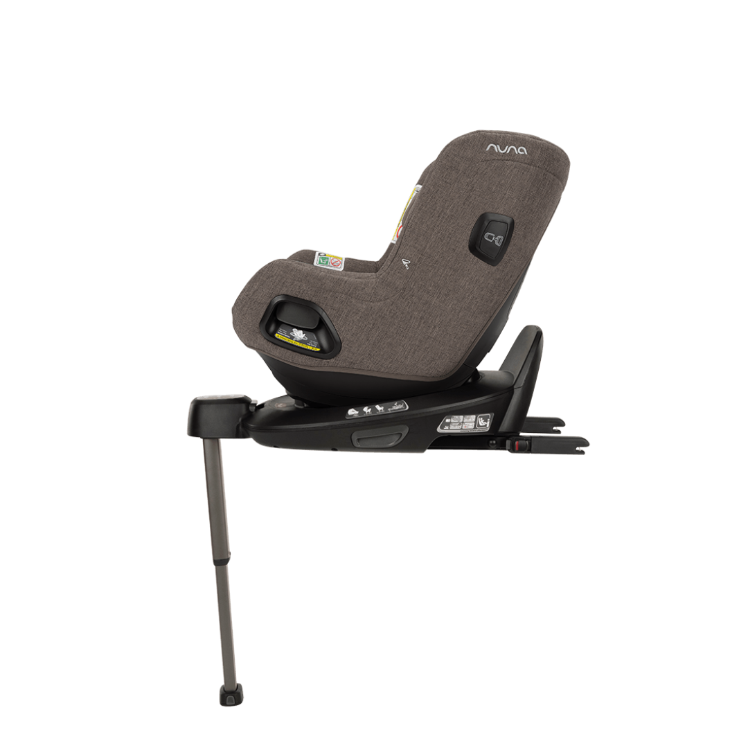 Nuna - Set Scaun auto rotativ i-Size TODL next Chestnut, 40-105 cm + Baza isofix BASE next i-Size pentru TODL next, testat ADAC - gogobaby.ro