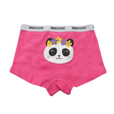 Boxeri din bumbac organic, pentru fete, Zoocchini Flower Power, 4-5 ani - set 3 buc