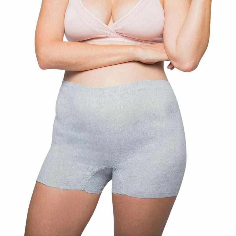 Chiloti postpartum, Frida Mom, Set 8 bucati, Microfibra + Spandex, Elastici, Fara plasa, Marime Regular, 71 - 107 cm