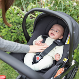 Joie - Carucior pentru copii multifunctional 3 in 1 Chrome 2 Raven  (Carucior Chrome 2 Raven + Landou Chrome Raven+ scoica i-Snug Raven)