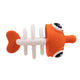 Inel Gingival Din Silicon, Mombella, Clownfish Orange