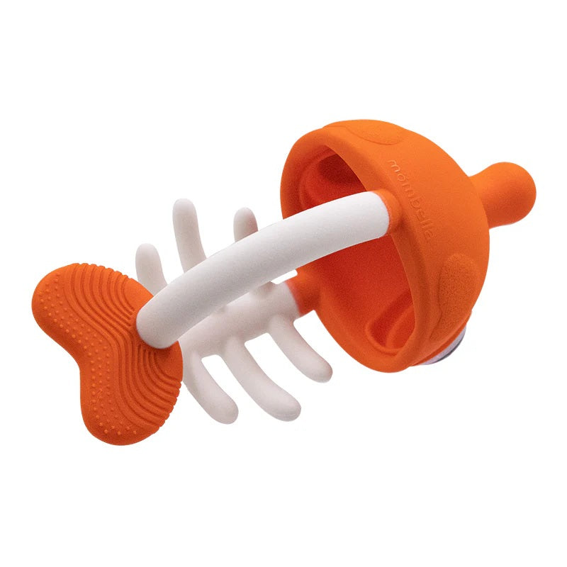 Inel Gingival Din Silicon, Mombella, Clownfish Orange - gogobaby.ro