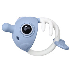 Inel Gingival Din Silicon, Mombella, Clownfish Light Blue