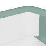 Patut co-sleeper, Lionelo, Aurora, 3 in 1, Cu leganare si setare unghiulara, Saltea cu densitate T25 si geanta transport, Reglabil in 5 pozitii pe inaltime, Pana la 9 kg, 0 luni+, 85x60x66 cm, EN 1130:2019+AC:2020, EN 16890:2, Verde