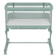 Patut co-sleeper, Lionelo, Aurora, 3 in 1, Cu leganare si setare unghiulara, Saltea cu densitate T25 si geanta transport, Reglabil in 5 pozitii pe inaltime, Pana la 9 kg, 0 luni+, 85x60x66 cm, EN 1130:2019+AC:2020, EN 16890:2, Verde