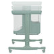 Patut co-sleeper, Lionelo, Aurora, 3 in 1, Cu leganare si setare unghiulara, Saltea cu densitate T25 si geanta transport, Reglabil in 5 pozitii pe inaltime, Pana la 9 kg, 0 luni+, 85x60x66 cm, EN 1130:2019+AC:2020, EN 16890:2, Verde