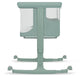 Patut co-sleeper, Lionelo, Aurora, 3 in 1, Cu leganare si setare unghiulara, Saltea cu densitate T25 si geanta transport, Reglabil in 5 pozitii pe inaltime, Pana la 9 kg, 0 luni+, 85x60x66 cm, EN 1130:2019+AC:2020, EN 16890:2, Verde