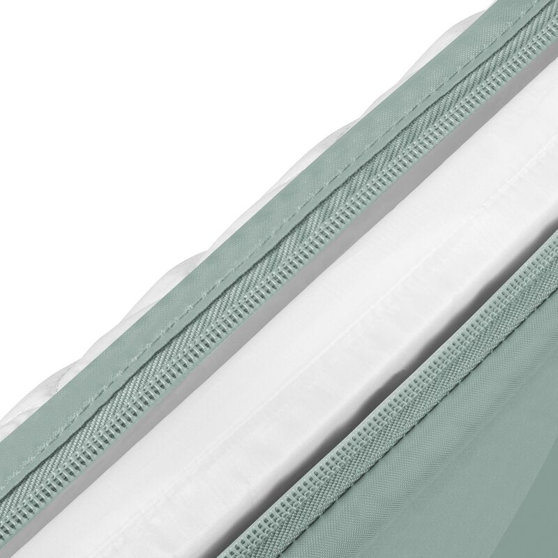 Patut co-sleeper, Lionelo, Aurora, 3 in 1, Cu leganare si setare unghiulara, Saltea cu densitate T25 si geanta transport, Reglabil in 5 pozitii pe inaltime, Pana la 9 kg, 0 luni+, 85x60x66 cm, EN 1130:2019+AC:2020, EN 16890:2, Verde