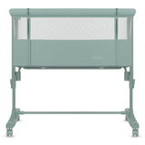 Patut co-sleeper, Lionelo, Aurora, 3 in 1, Cu leganare si setare unghiulara, Saltea cu densitate T25 si geanta transport, Reglabil in 5 pozitii pe inaltime, Pana la 9 kg, 0 luni+, 85x60x66 cm, EN 1130:2019+AC:2020, EN 16890:2, Verde