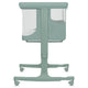 Patut co-sleeper, Lionelo, Aurora, 3 in 1, Cu leganare si setare unghiulara, Saltea cu densitate T25 si geanta transport, Reglabil in 5 pozitii pe inaltime, Pana la 9 kg, 0 luni+, 85x60x66 cm, EN 1130:2019+AC:2020, EN 16890:2, Verde