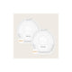 Colectoare san, Lionelo, 2 buc, 60 ml, fara BPA, Ergonomice, Compatibile cu orice sutien, Transparent